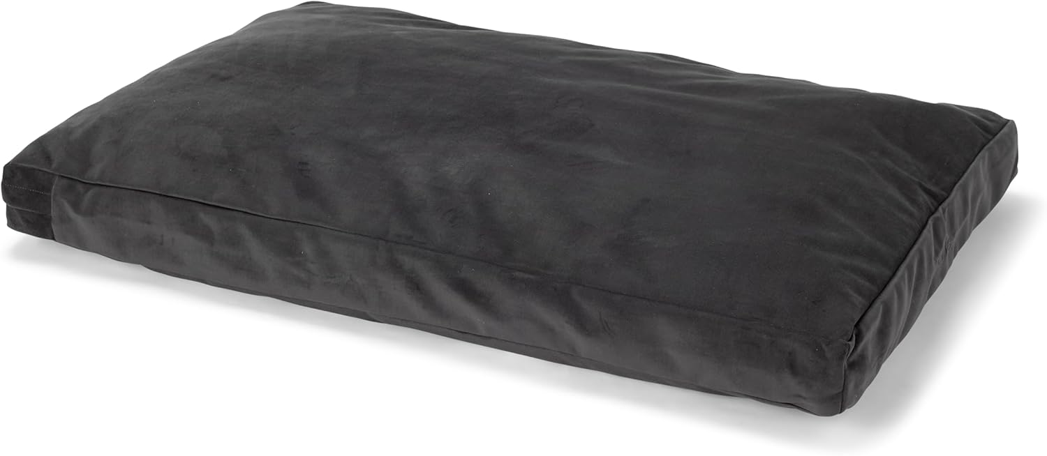 Orvis Toughchew Comfortfill-Eco Platform Dog Bed, Slate - Large Large Slate - Image 1 of 5
