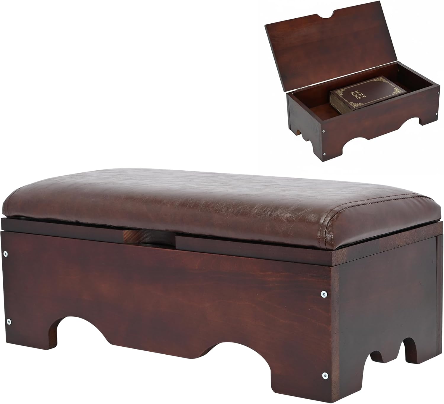 Prayer Kneeler,Prayer Bench with Storage,Kneelers for Praying with Thick Prayer Kneeling Pad for Kneeling at Home