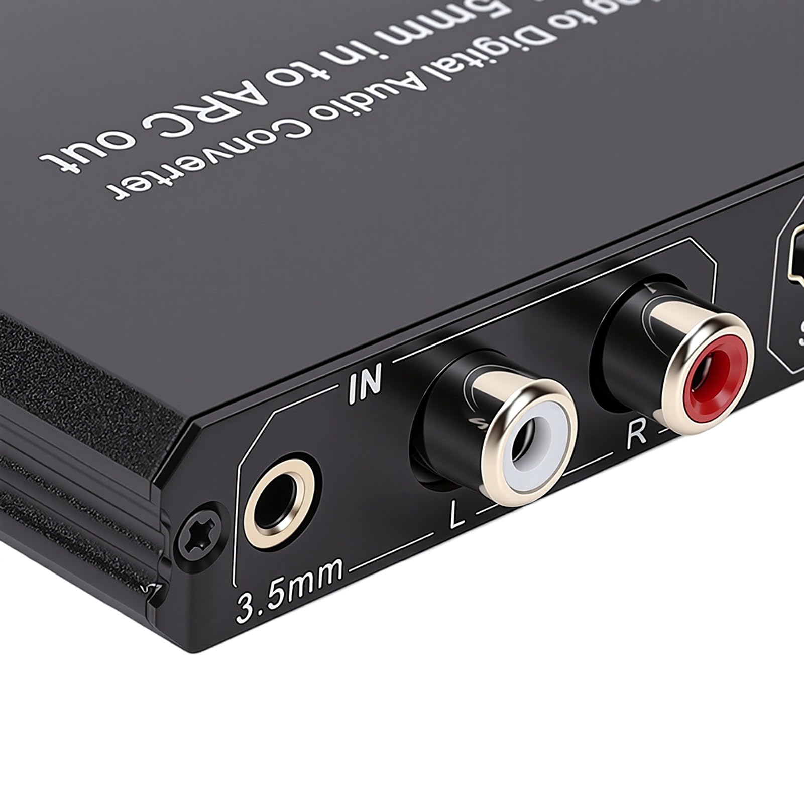 Generic Convertisseur de Son Analogique-numérique, Compact, Durable, Plug and Play pour Cinéma Maison, Alliage D'aluminium, 1 unité