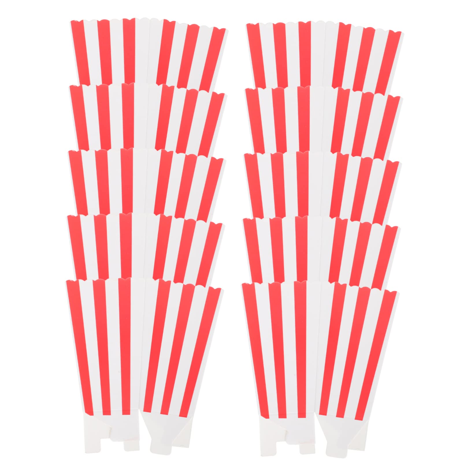 Unomor Snack Containers Dividers 24pcs Popcorn Boxes Night Birthday Party Supplies French Fries Serving Tray