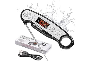 Digital Meat Thermometer, Rechargeable Meat Thermometer for Instant, Accurate Reading