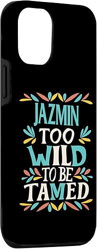 Miniatura 3 de iPhone 14 Pro JAZMIN Nombre Lindo Retro Niñas Wildflower JAZMIN - Funda con nombre