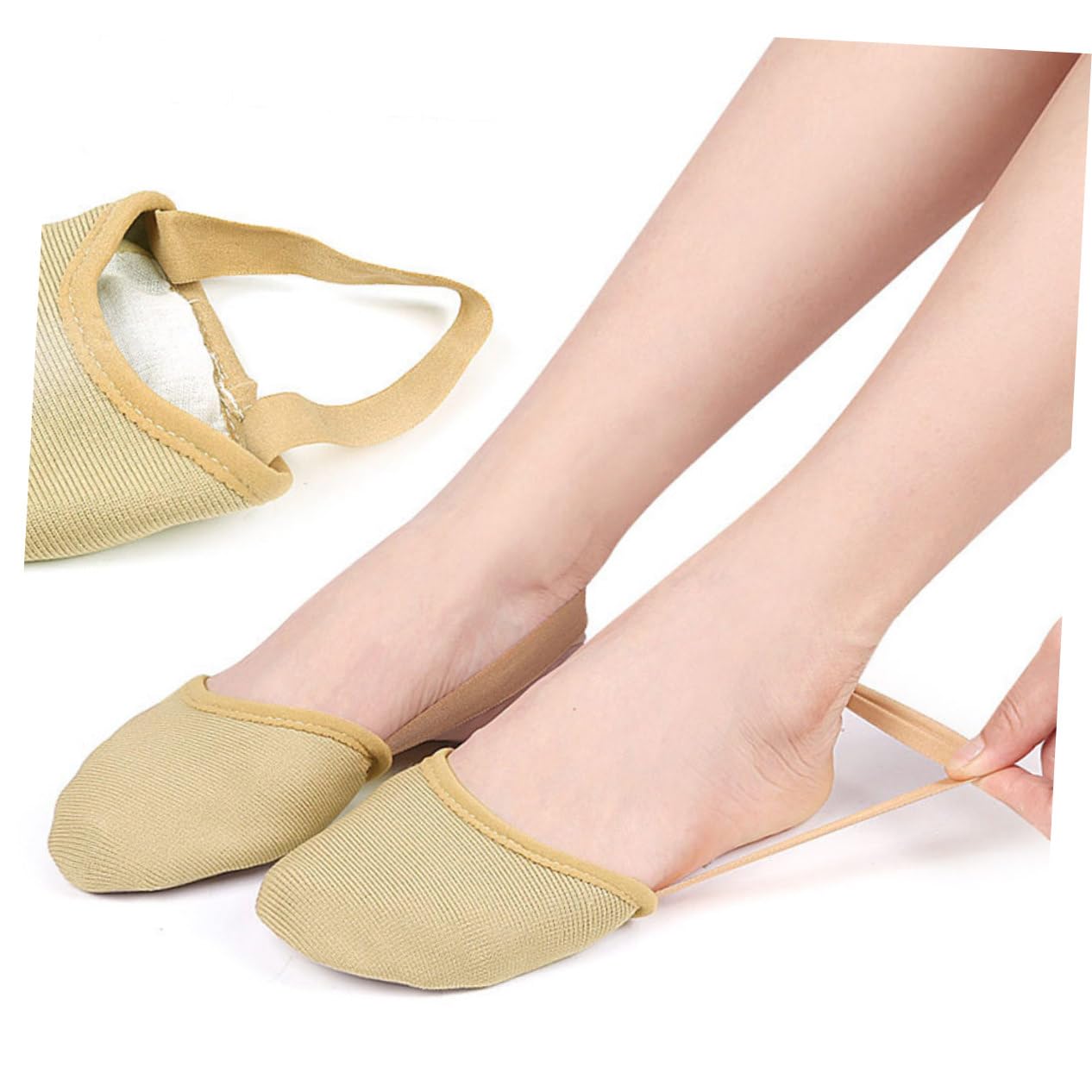 Healvian 5paare Atmungsaktive Vorfußpolster Für Damen Rutschfeste Socken Für Hohe Absätze Yoga Und Tanz Komfortable Wiederverwendbare Fußpolster Mit Hoher Feuchtigkeitsaufnahme Und