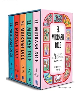El Midrash Dice 5 Tomos: La Biblia explicada con máximo detalle, Torah en Español, Biblia Kadosh en Español, Los Cinco Libros de Moisés, Biblia de ... Bamidbar/Numeros,Devarim/Deuteronomio)