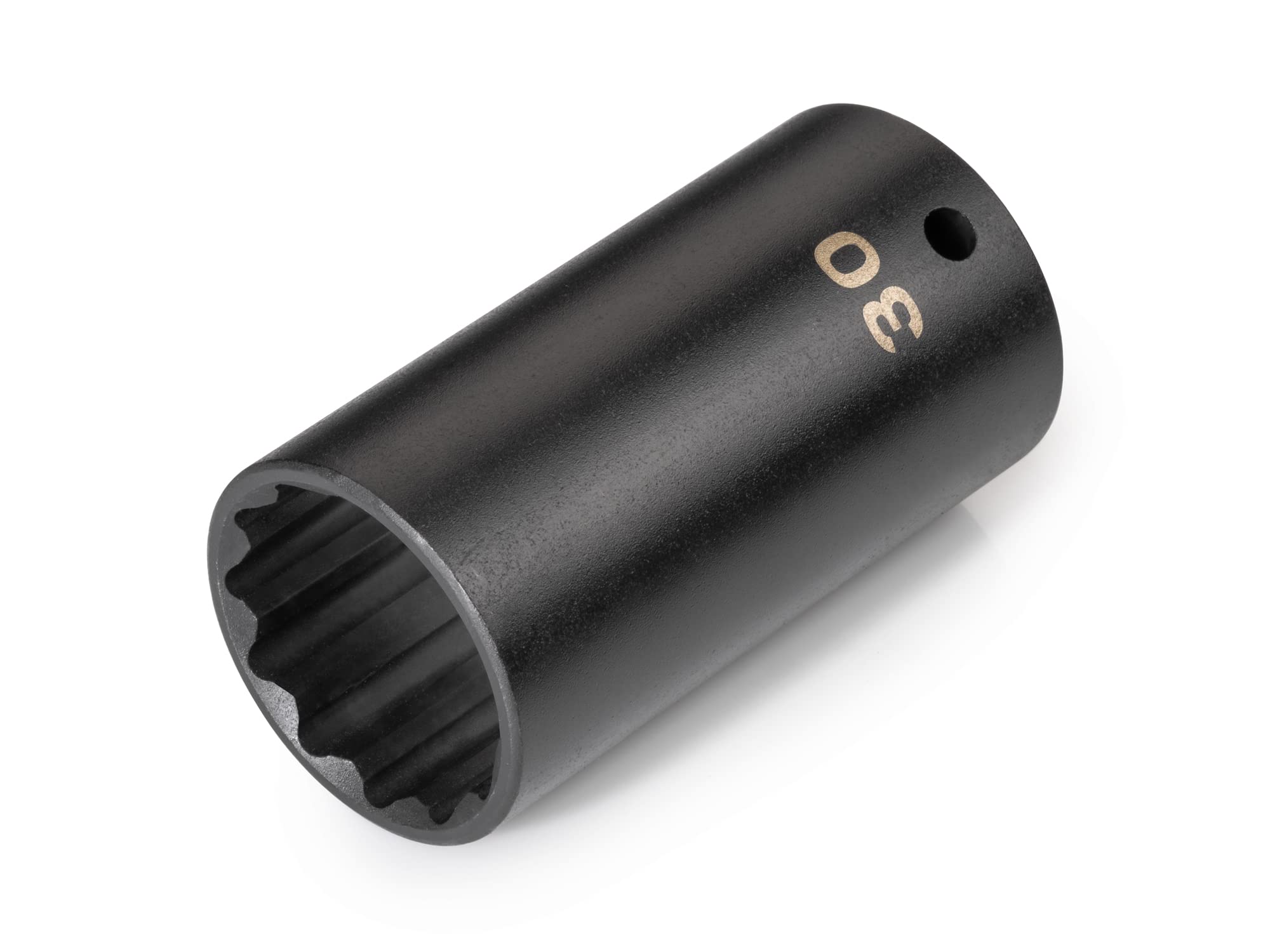 TEKTON 1/2 Inch Drive x 30 mm Deep 12-Point Impact Socket | SID23330