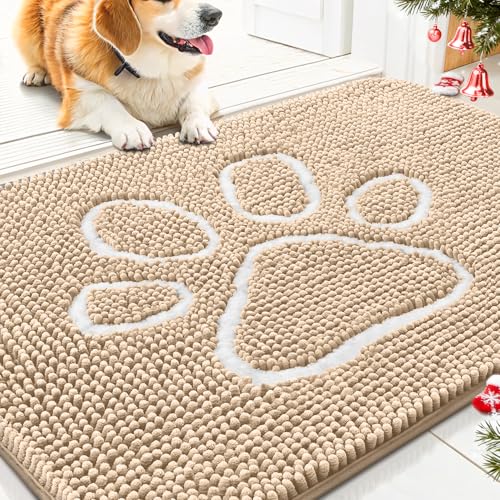 Smiry Chenille Dog Door Mat