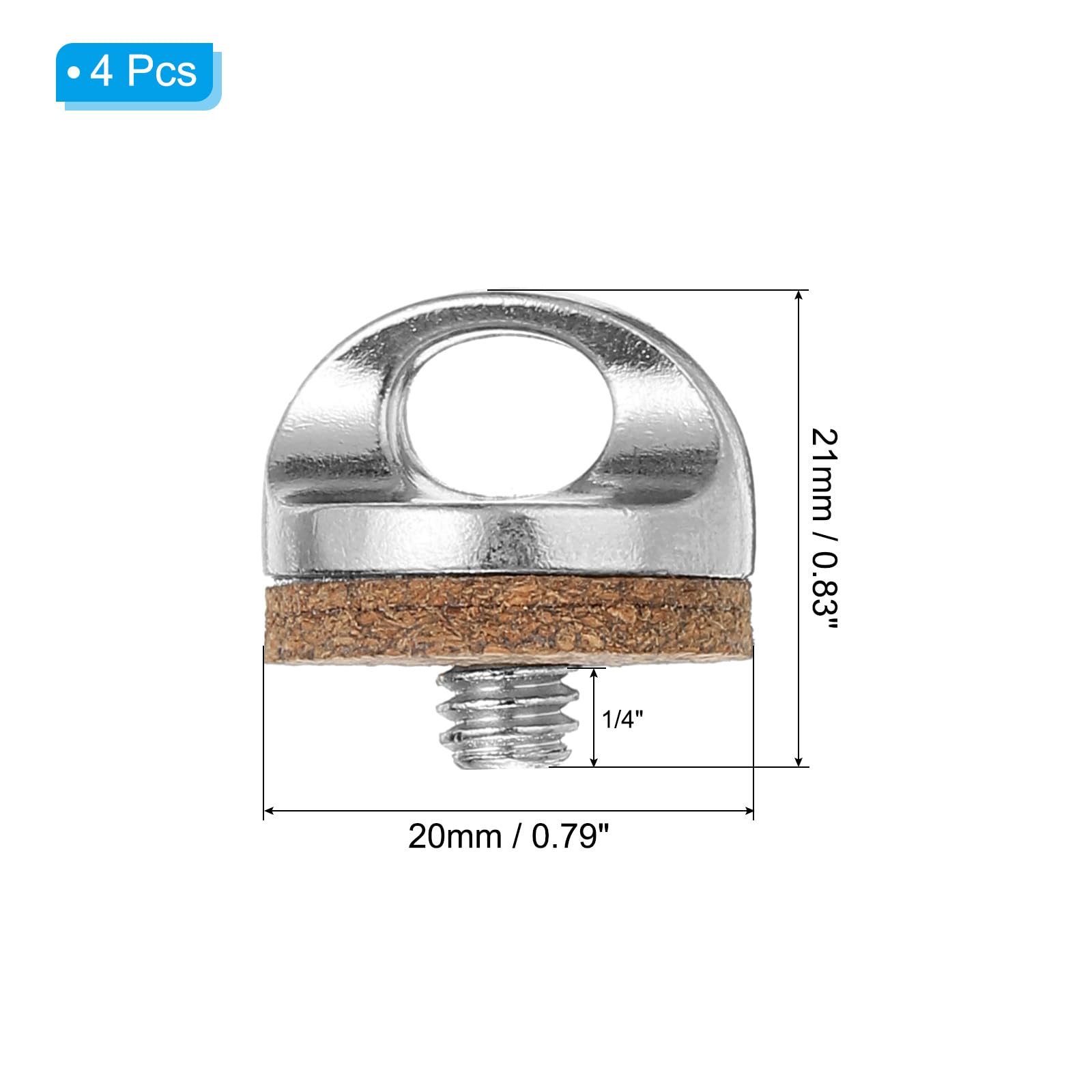 PATIKIL 1/4" Camera Neck Strap Screw Holder - Image 2