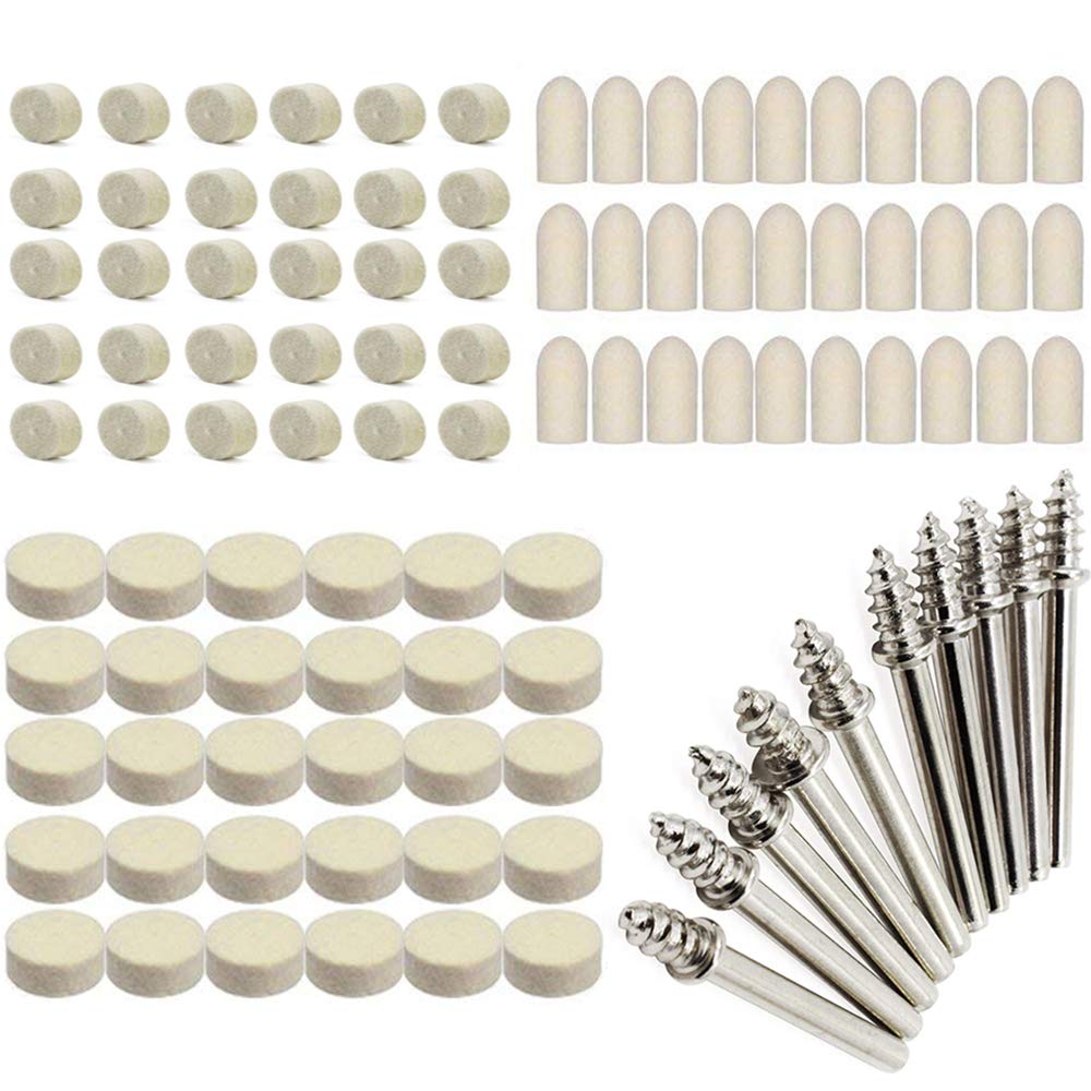 246PCS Polishing Buffing Wheel Polishing Kit For Dremel, Felt