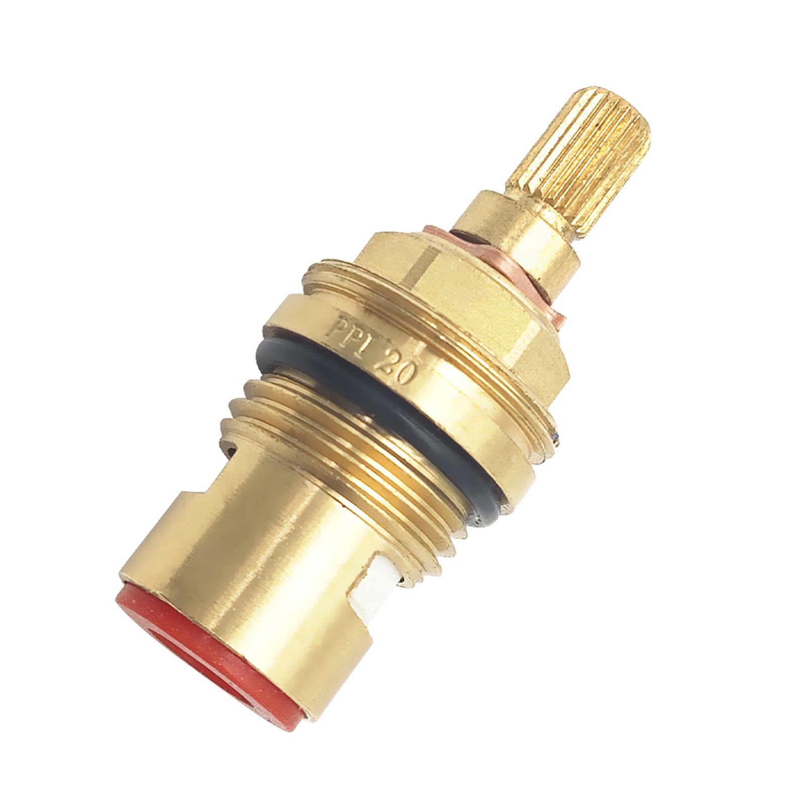 45882000 Ceramic Cartridge Compatible with Grohe Faucet Cartridge 1/2 Inch 1/4 Turn Open 90 Degrees Left Clockwise Close Hot Water for Ceramic Cartridge