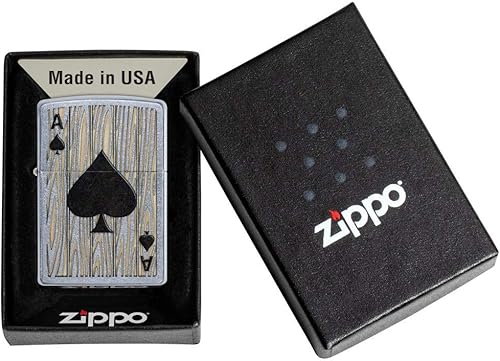 Vista 28 de Zippo - Encendedores Zippo Ace. Vintage Ace Cromo Cepillado