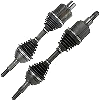 Vista 40 de Detroit Axle - 4WD Front 2pc CV Ejes para Chevy Trailblazer EXT GMC Envoy XL XUV Buick Rainier Isuzu Ascender Saab 9-7x Oldsmobile Bravada, 2 Ejes