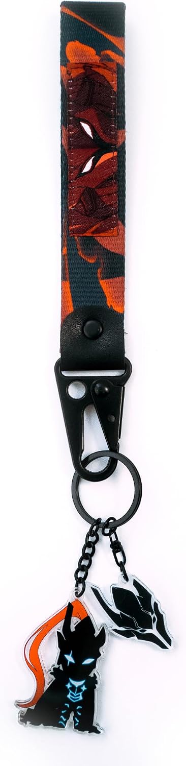 Solo Leveling - Igris Red Knight Keystrap and Keychain Bundle - Otaku