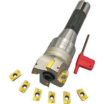R8-FMB22 7/16-20 Tool Holder + BAP400R 50-22-4T Face Milling Cutter + APMT1604PDER