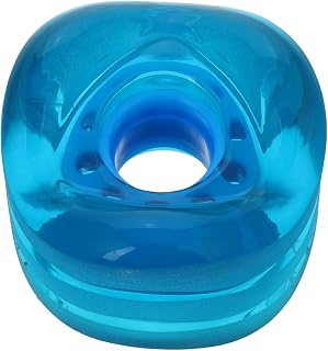 Zerodeko Ruedas de Skate con Rodamientos para Patineta Ruedas de PU Elásticas Transparentes Azules Accesorios Versátiles para Street Skating Longboard y Baile