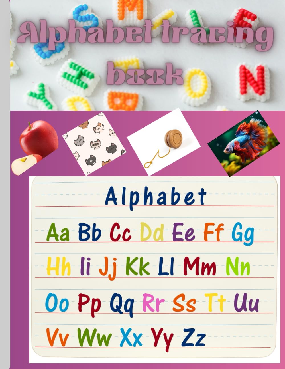 Alphabets tracing book