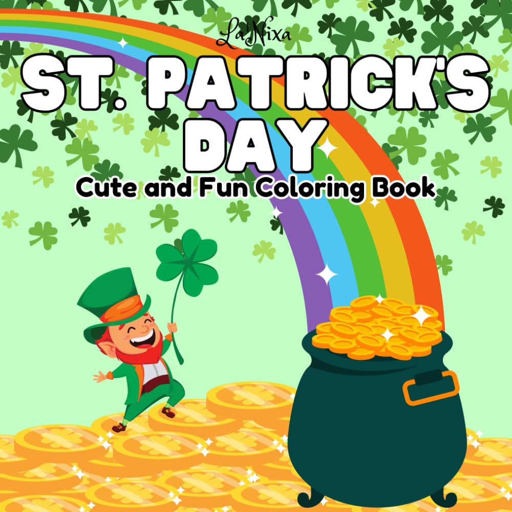 St. Patrick's Day Coloring Book: Easy, Fun Coloring Book
