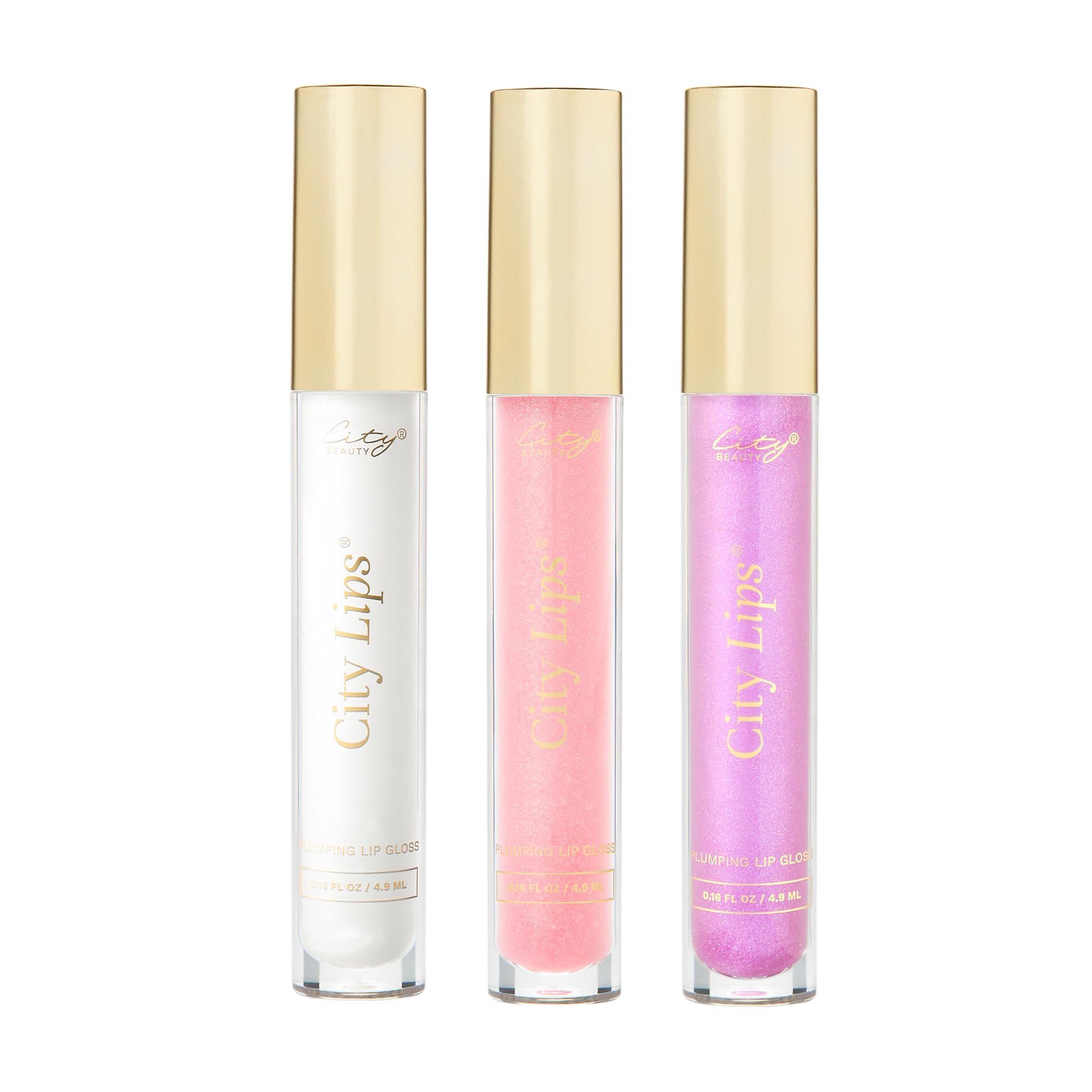 City Beauty City Lips Diamond Daze Bundle - Silver Skyline 0 16 oz Tinsel Town 0 16 oz