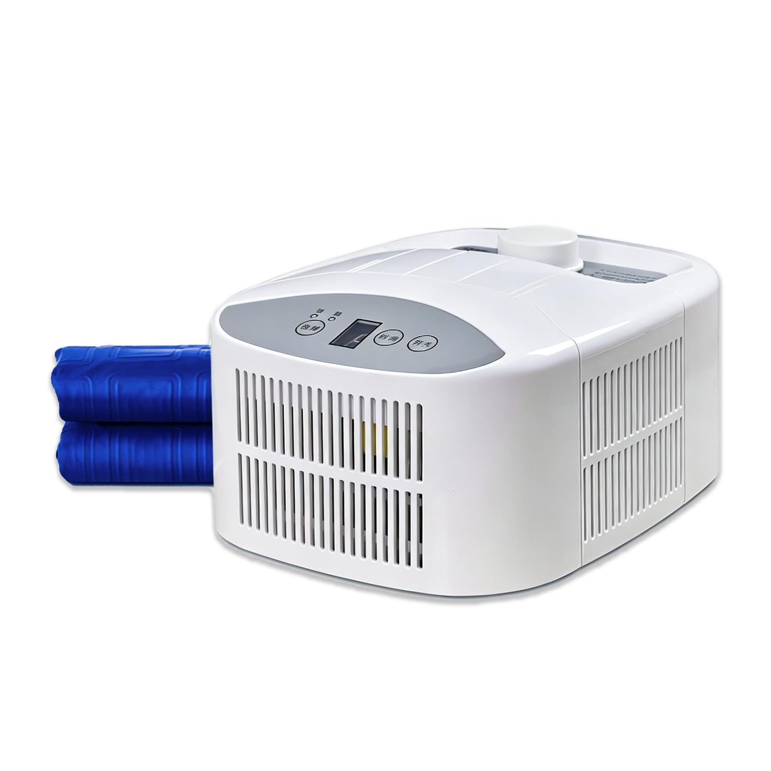 WTRYRN Summer Water Bed Cooler, Portable Bed Chiller, Single/Double Sizes, Food-Grade Silicone Tubes, Compact Host, for Camping Tent, Student Dorm Double