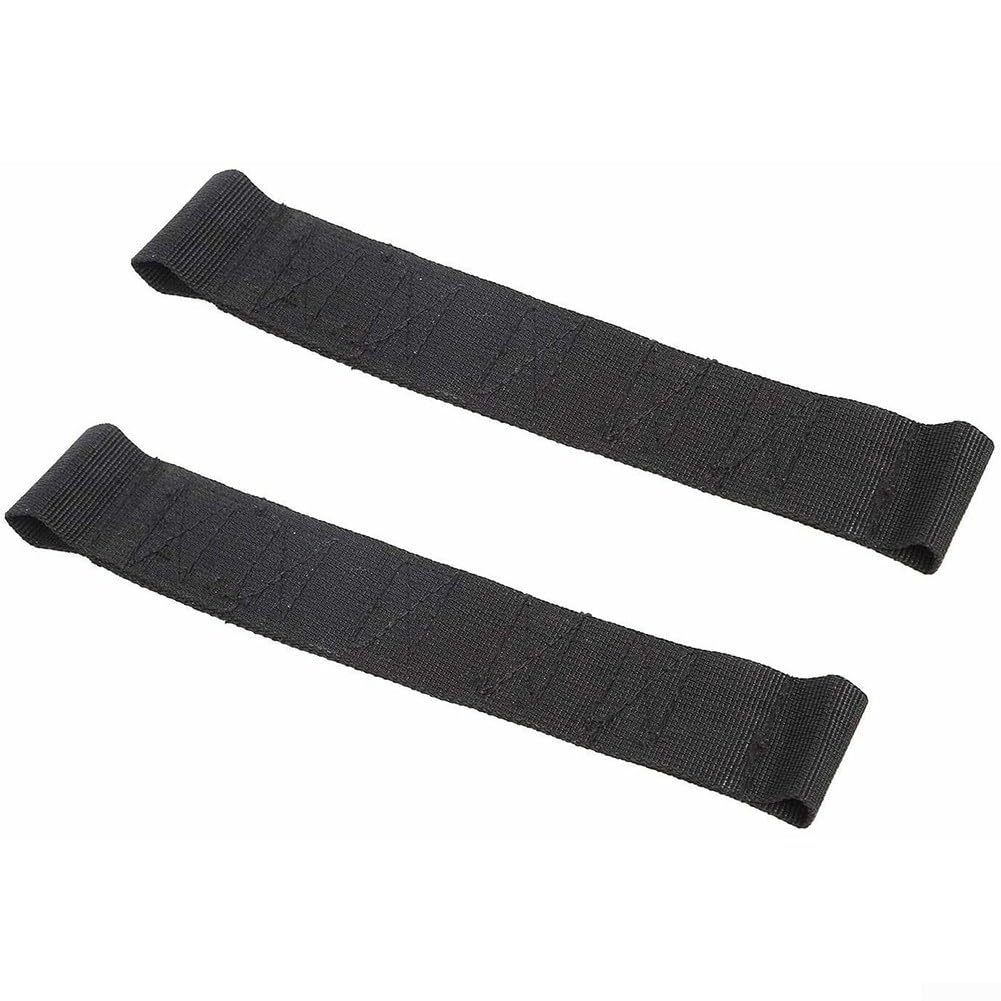 Cinghia di limitazione per portiera per Jeep Wrangler CJ YJ TJ JK JKU - Materiale in nylon resistente, aggiornamento robusto, previene l'apertura, confezione da 2 pannelli interni