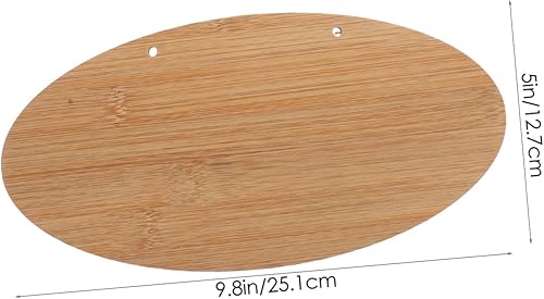 Miniatura 3 de EXCEART Placa de madera rústica, 4 piezas, placas de pared de madera lisa, recorte de madera sin terminar, placa de madera sin terminar, decoración