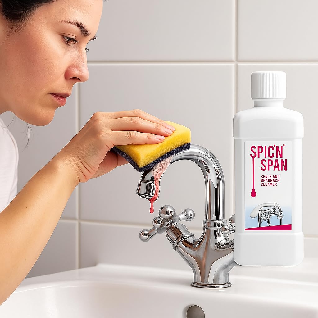 Spic 'n' Span Bathroom Tile Cleaner Spray Removes Hard Water