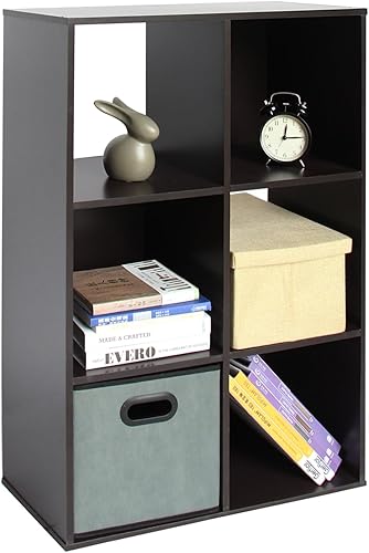 Miniatura 1 de PACHIRA E-Commerce Organizador de almacenamiento de 8 cubos de EE. UU., estante de unidad, gabinete de armario de madera, estantería en estudio,