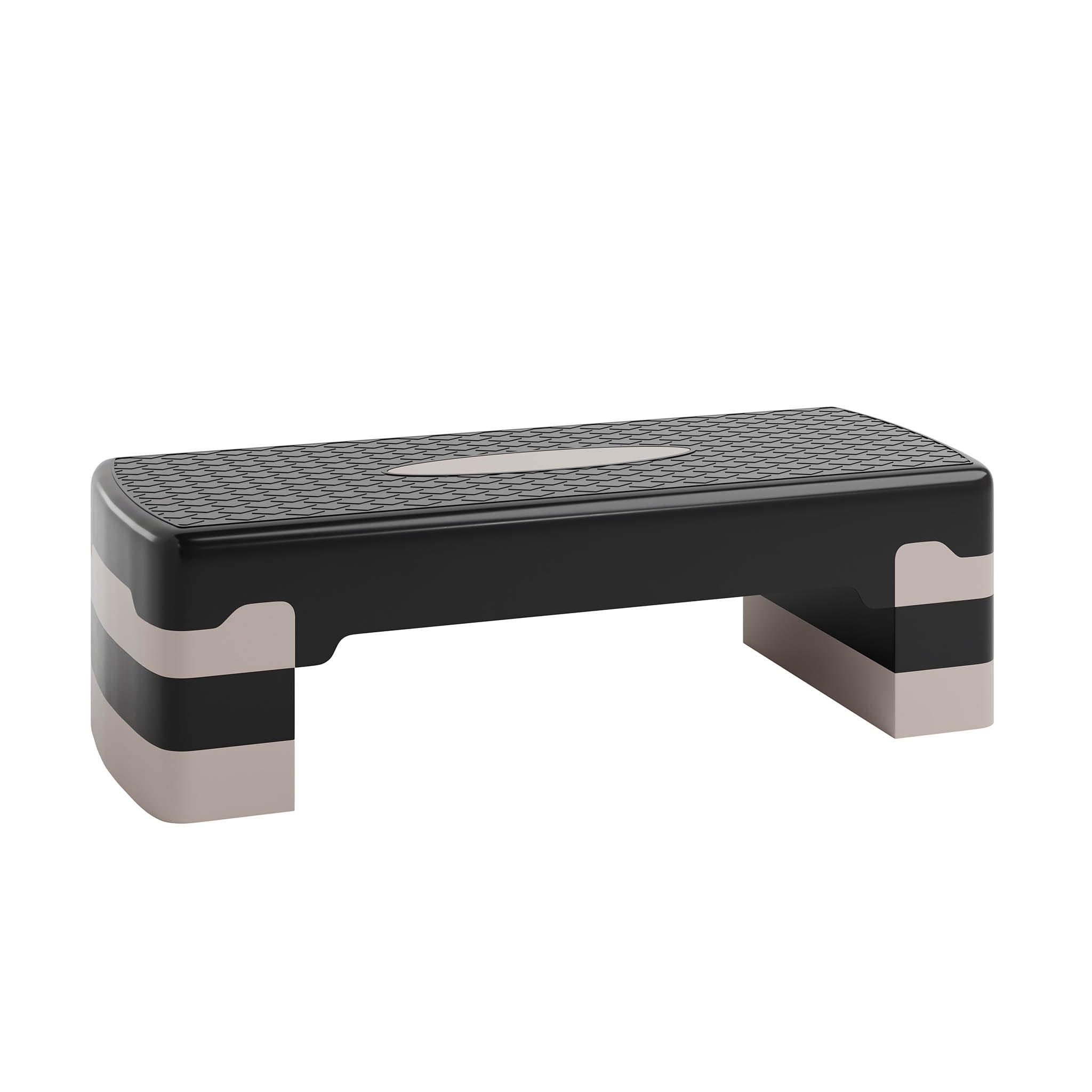 Ultrasport Step Aérobic I Antidérapant, Réglable sur 3 Niveaux I Stepper Fitness Appartement, Stepboard, Sport Stepbench 68 x 28 cm, Gris