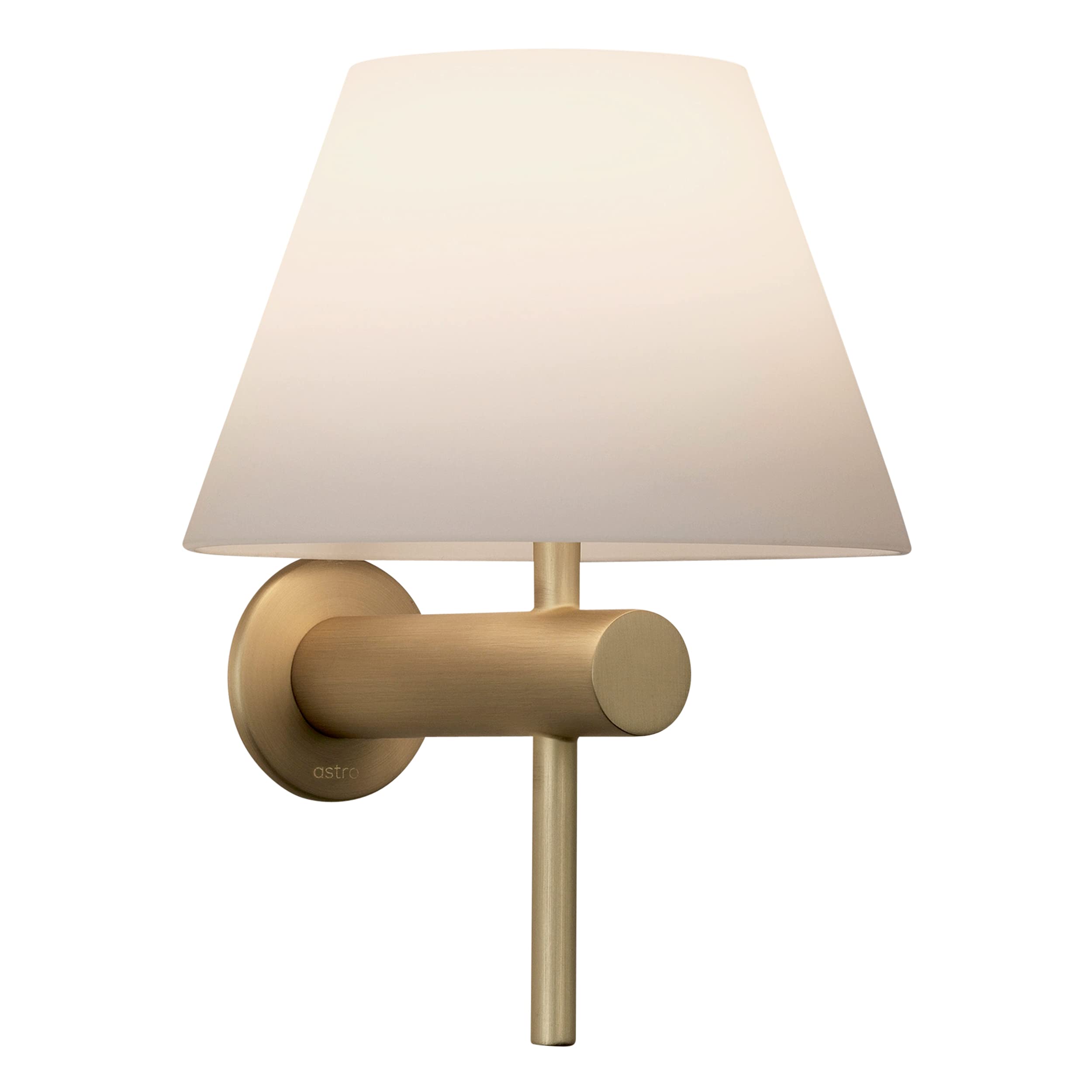 Astro Bathroom Wall Light, Metal, 40 W, Matt Gold