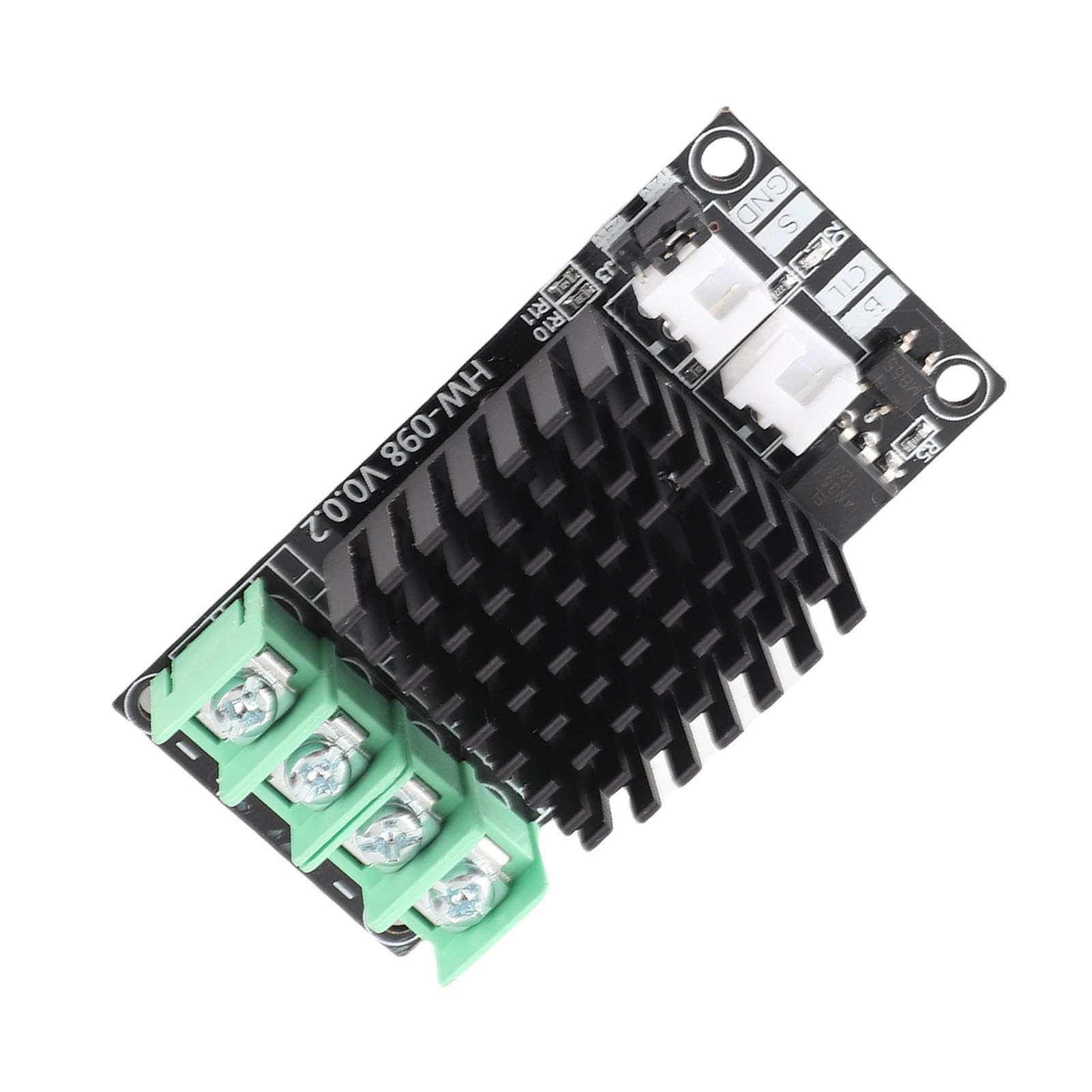 Modulo MOSFET 30A per Stampante 3D, Regolatore Temperatura Letto Riscaldato, Controllo Riscaldamento 3D Printer, Dimensioni 66,6x32mm