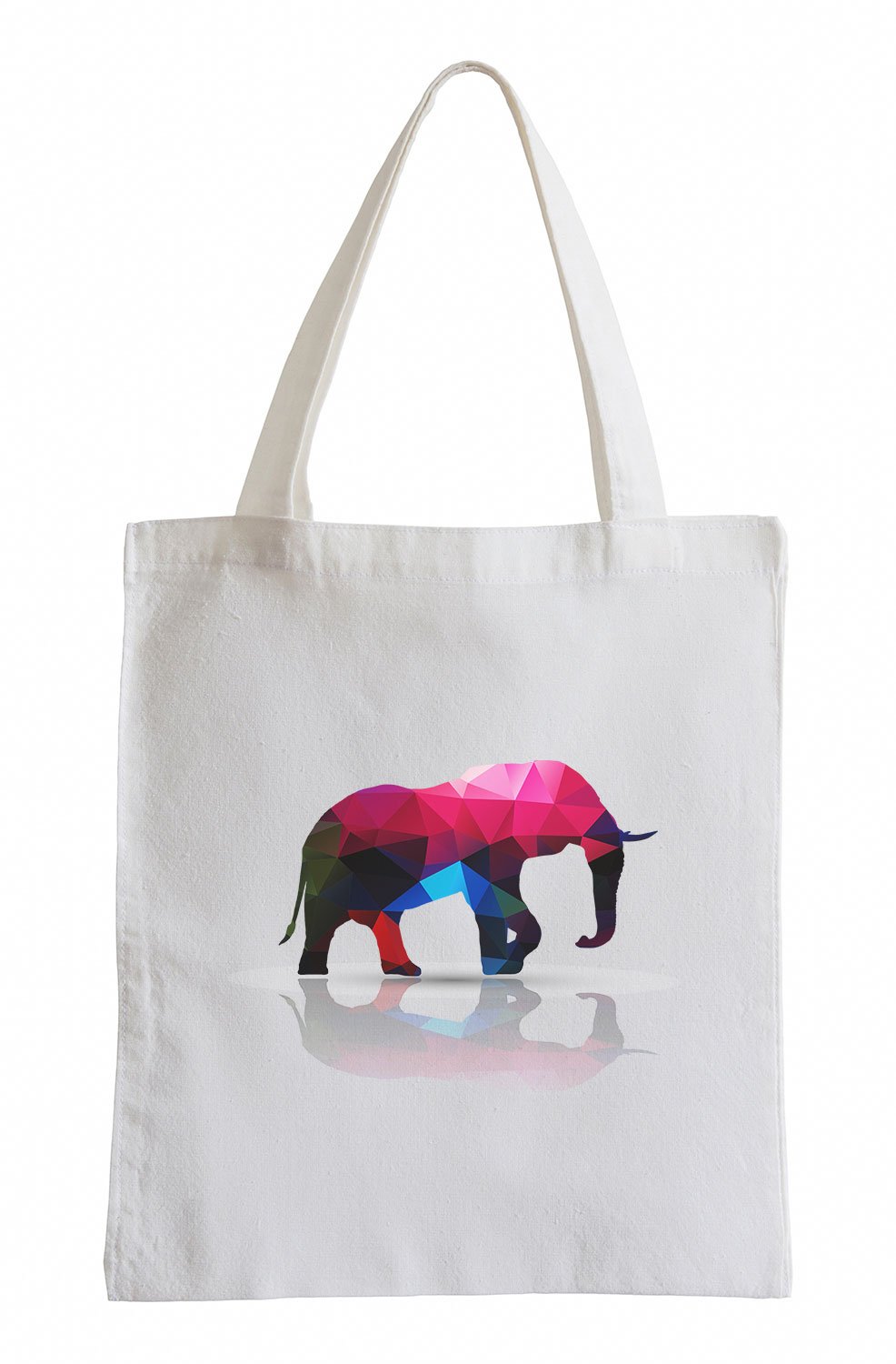 PixxprintRaxxpurl Vector Elephant Fun Jute Bag