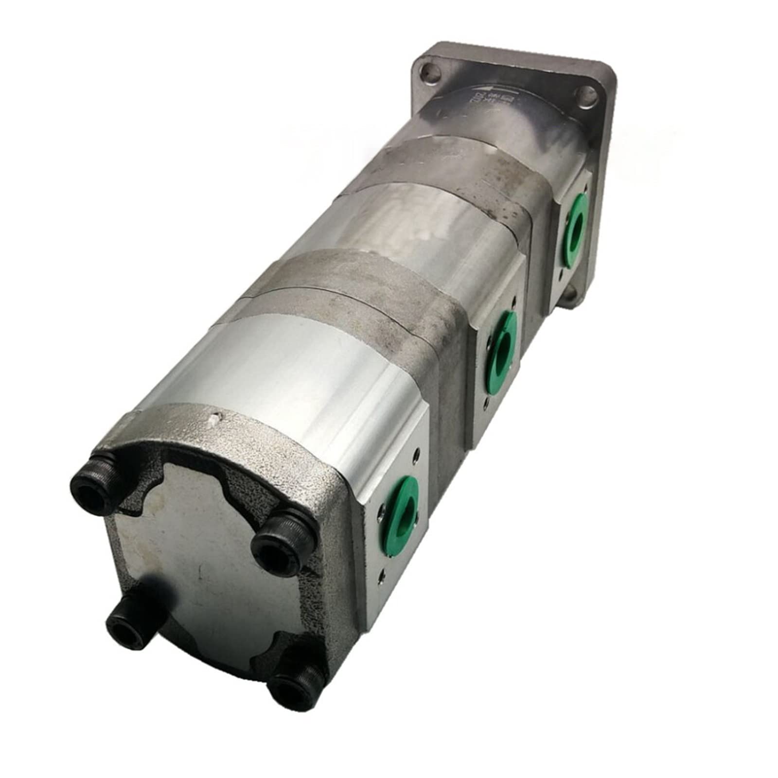 yudPinnGear Pump K-028 Replacement Aluminum Materials Excavator Hydraulic Triple Gear Pump (K028 Triple Pump)