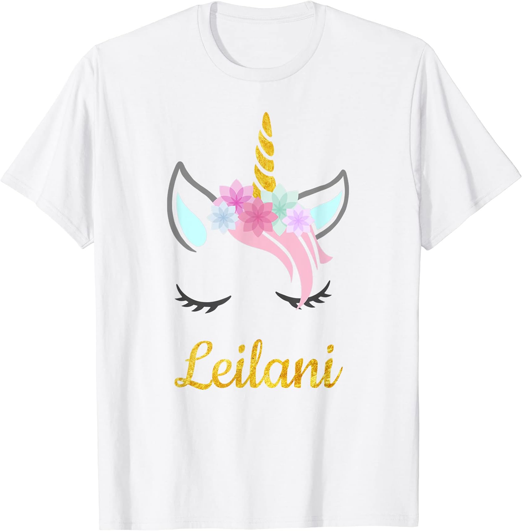 Leilani Unicorn Name Shirt for Leilani