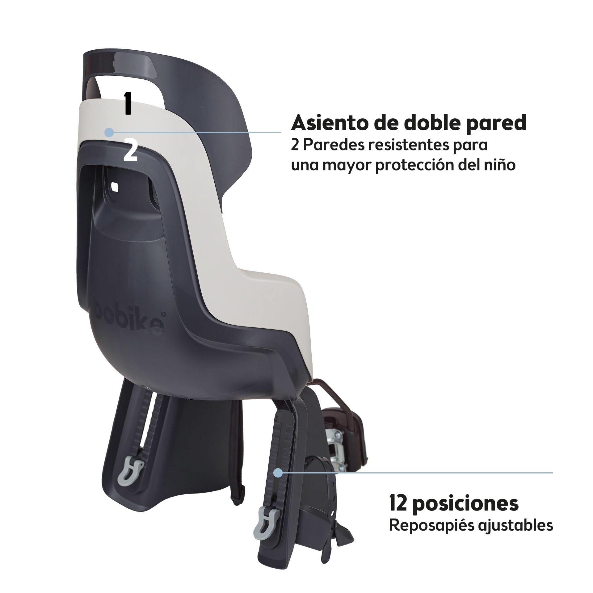Bobike Go Maxi Rear Child Bike Seat MAX 22 kg