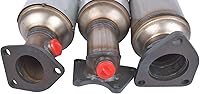 Vista 9 de Juego de convertidores catalíticos 1 y 2 LH RH de repuesto para Honda Pilot 3.5L 2005-2008 OE# 45106 45107 45108 16450 16451 16351