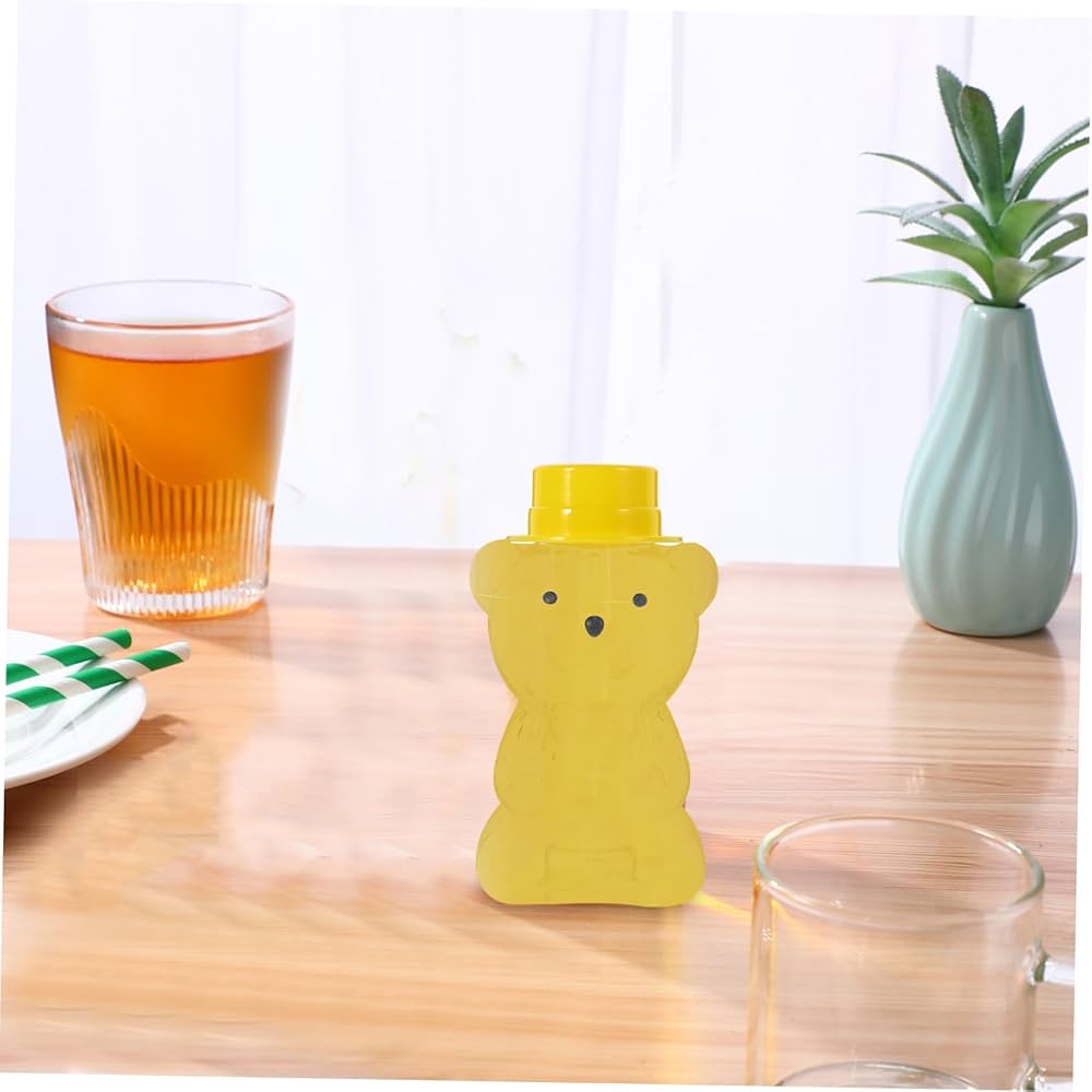 Amazon｜FELTECHELECTR 6個小熊型透明飲料ボトル 多用途