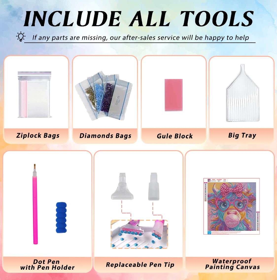 CRZMODE Kits de arte de diamantes de vaca para adultos, kits de pintura de diamantes de vaca para adultos principiantes, 5D redondo de taladro completo, pintura artística de gemas por Diamonds Dots