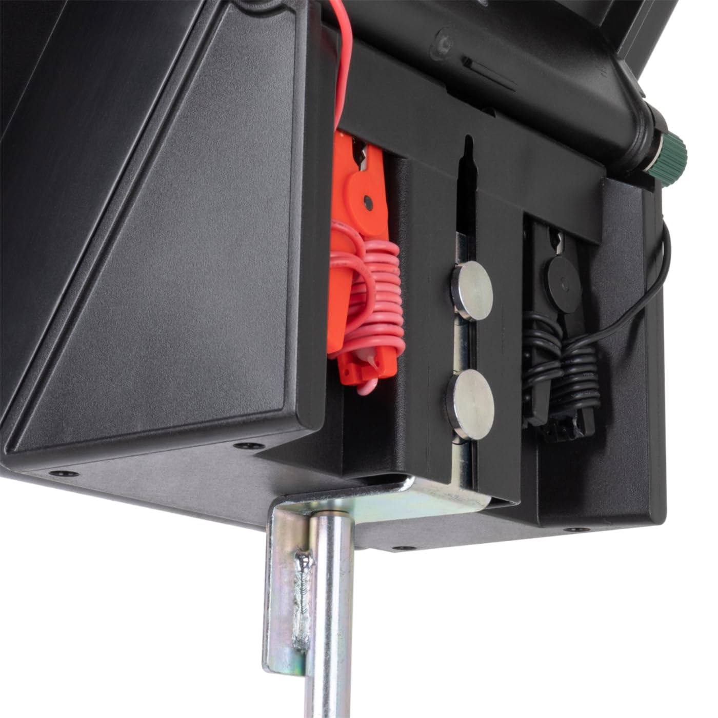 VOSS.farming Weidezaungerät Sunny 800, 9.500V mit Solarmodul 5W, Akku 12V AMG 7,2Ah, Elektrozaungerät, Stromgerät Weidezaun, Elektrozaun mobil