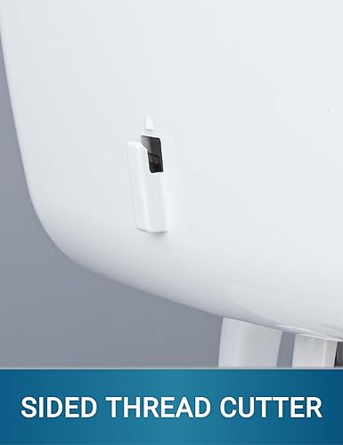 Miniatura 9 de Máquina de coser con enhebrador automático de agujas de 25 puntadas y bobinadora incluye 4 pies y accesorios perfectos para principiantes acolchados