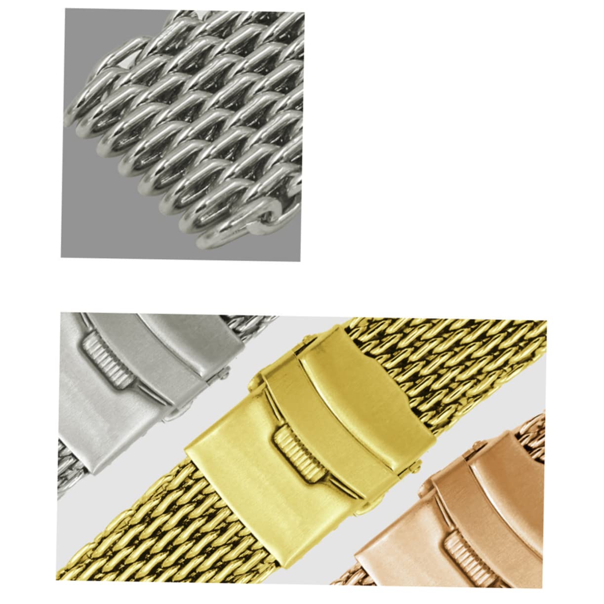 Metal Watch Band Watch Zastąpienie Pinów Pins Pins S For Men Smartwatch IWC Mesh WatchBnad Shark Silver