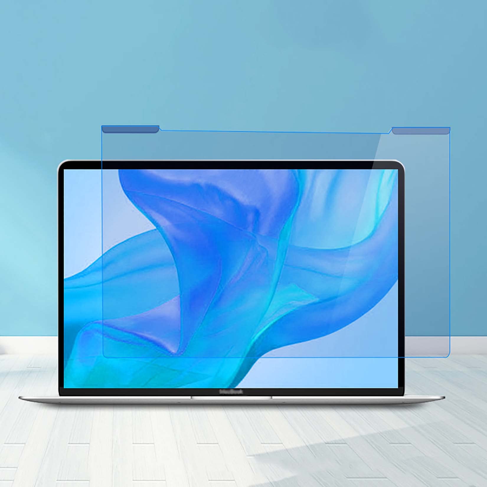WLWLEO Laptop Displayschutzfolie für 15,6/17 Zoll Display Blaulicht-Sperrfilter, Augenermüdung lindern,Augenschutz, Abnehmbare hängende Acryl-Schutzfolie,17 inch