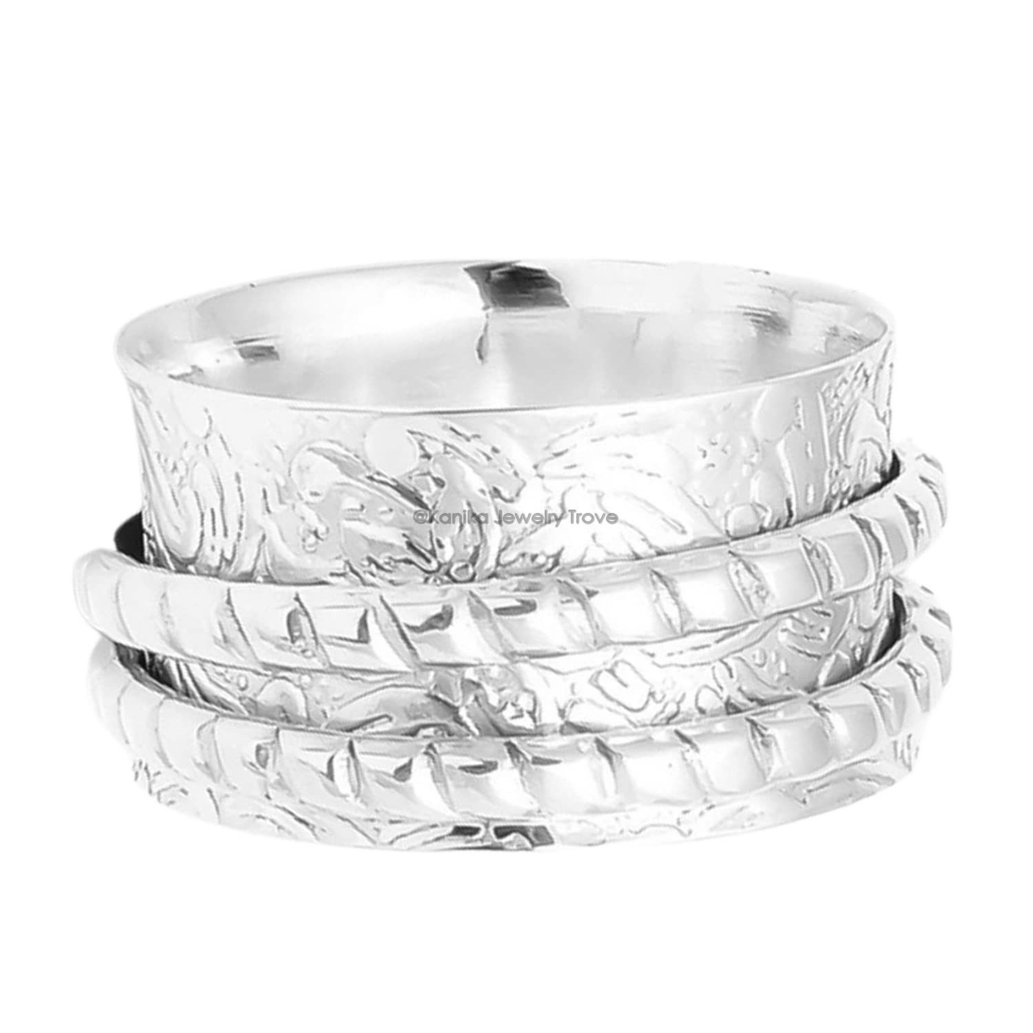 Bague de souci en argent 925, le cadeau bien-être idéal pour proche - 4