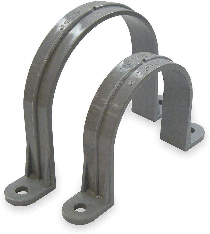 Cantex Two Hole Conduit Strap, 3 Nominal Conduit/Pipe, For Use With Conduits, Pipes, Cables - 5133740