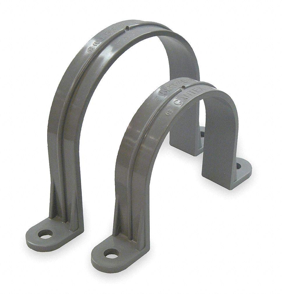 Cantex 3" PVC Pipe Strap, Wall Mount, Grey-image-26