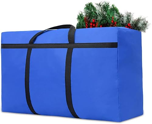 Miniatura 3 de Bolsa de almacenamiento para árbol de Navidad, 29.5 x 19 x 11 pulgadas, bolsa de artículos de Navidad para árbol de Navidad, decoración divertida de