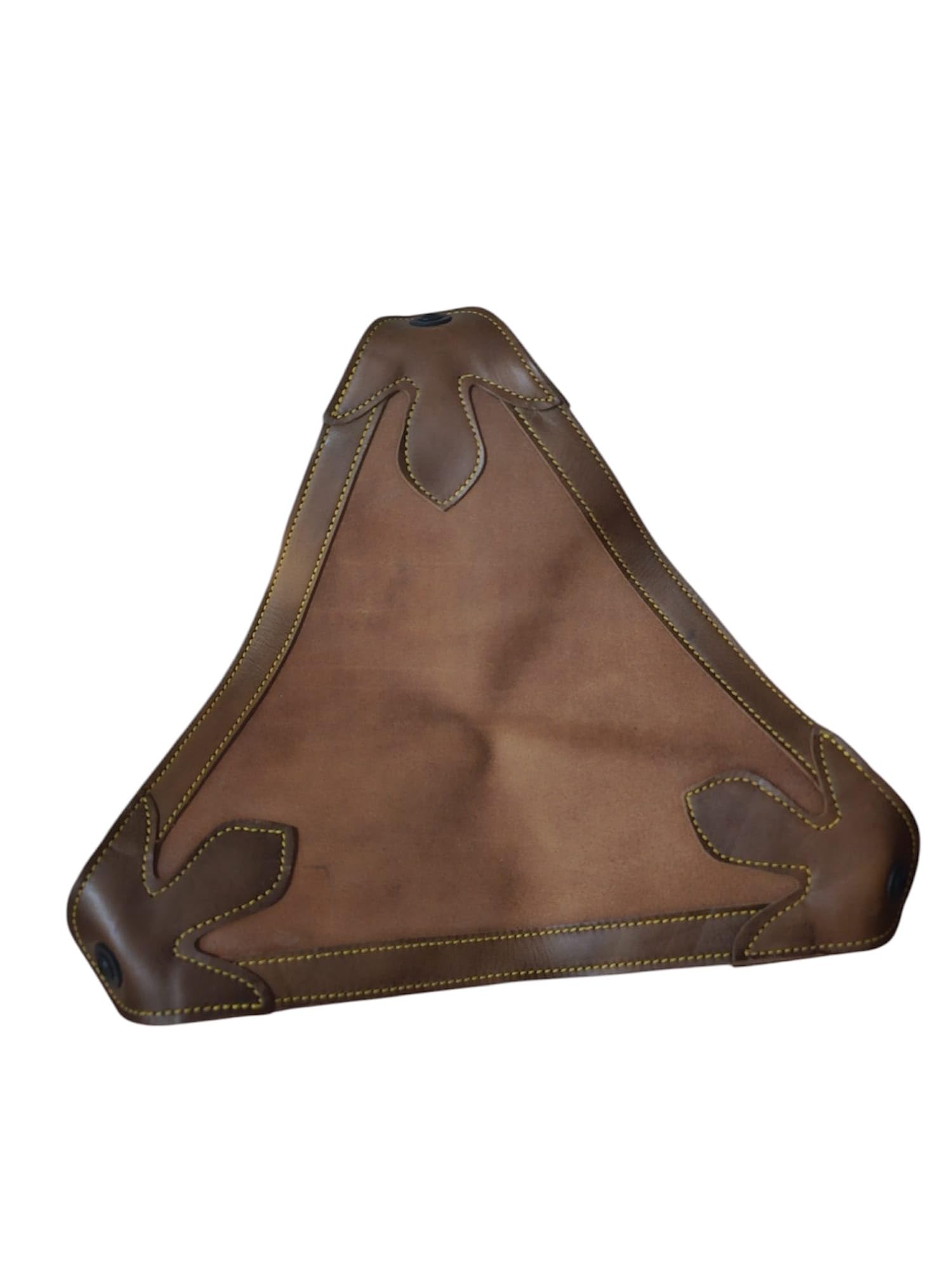 Genérico Silla de Caza trípode giratoria con Asiento en Piel de Haya Altura 56cm