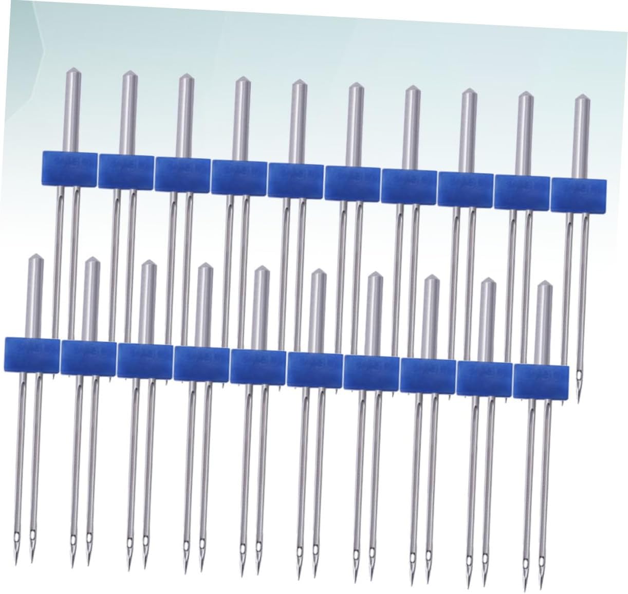 AUTSUPPL 1bag Multi-Function Twin Needles Sewing Machine Needles Double for Embroidery Knit Sewing