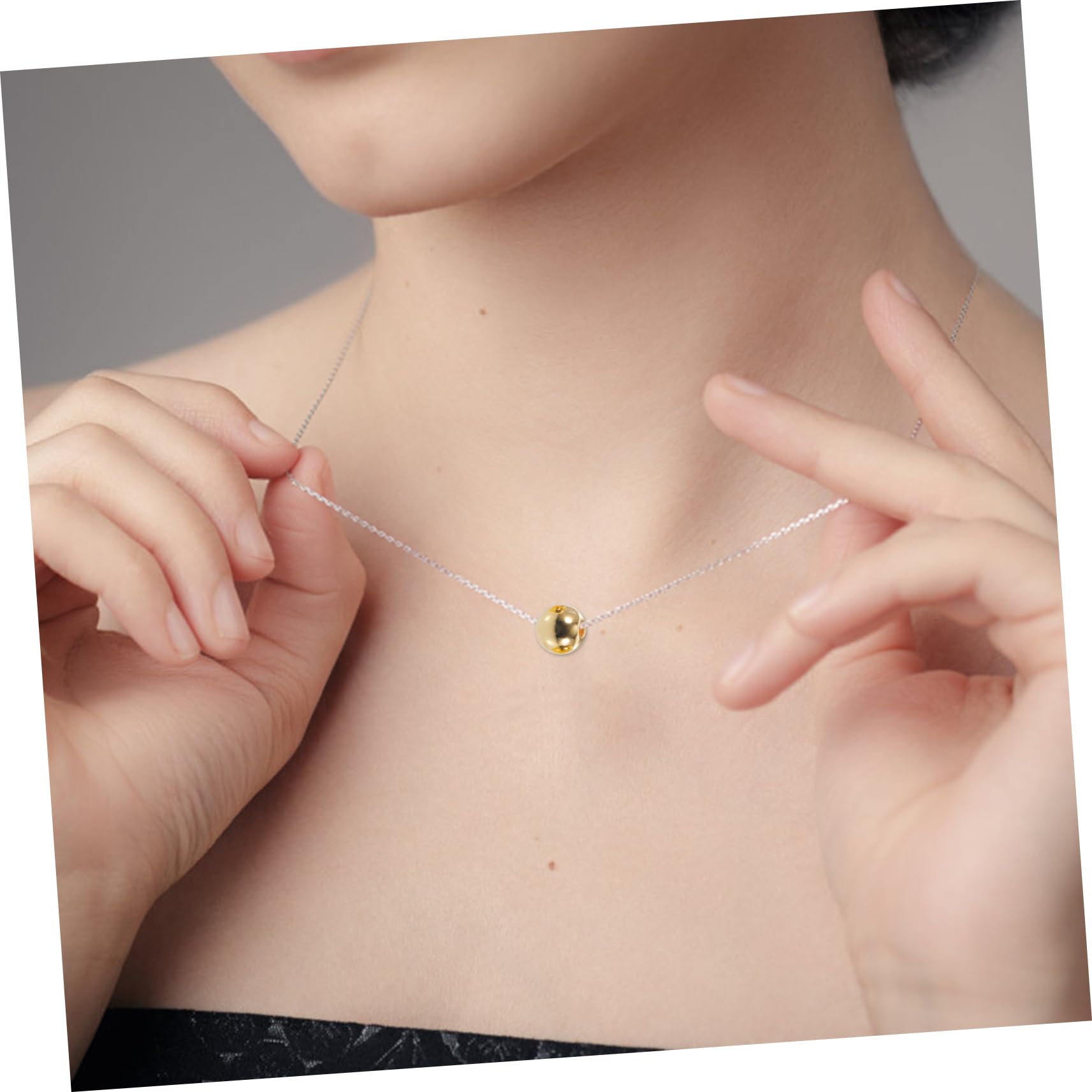 Angoily 3 Sätze Goldenes Perlenzubehör Armbänder Perlen Für Schmuckhersteller Schmuck Perlen Machen Uv Lose Perlen Abstandsperlen Zum Basteln Runde Lose Abstandsperlen Harz 1250 Stück * 3