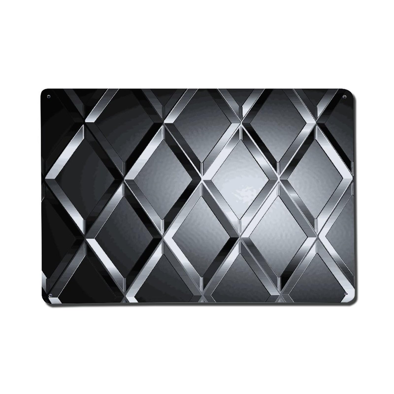 Adfgyerh Style Silver Geometric Figure Metal Signs Funny, Aluminum Tin Sign Indoor Outdoor Decor, Vintage Signs For Home Office Kitchen Bar Cafe Garden Farmhouse Wall Decor