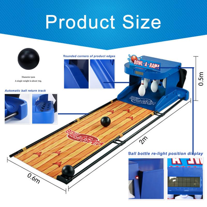 Bowling Set Electric Bowling Machine, Electronic Bowling Alley Game ...