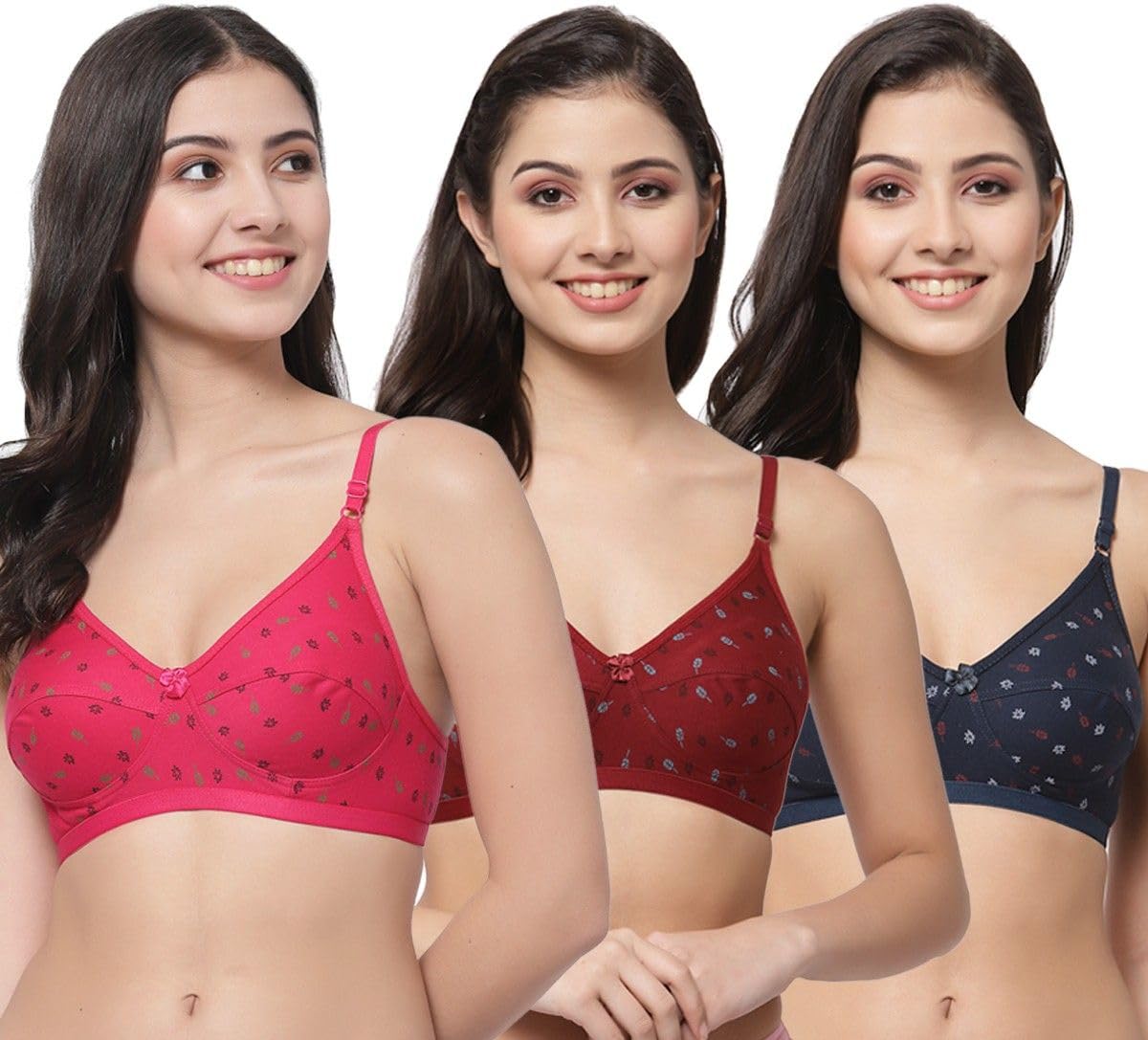 college girl Women’s Printed Non-Padded Bra | Full Coverage | Soft & Breathable Fabric | Comfortable Everyday Wear-picture-10